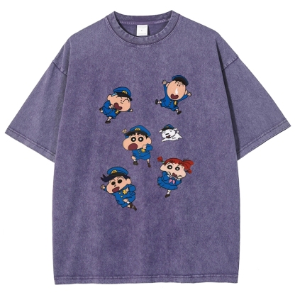 Crayon Shin-chan | Unisex Fit Washed T-Shirt