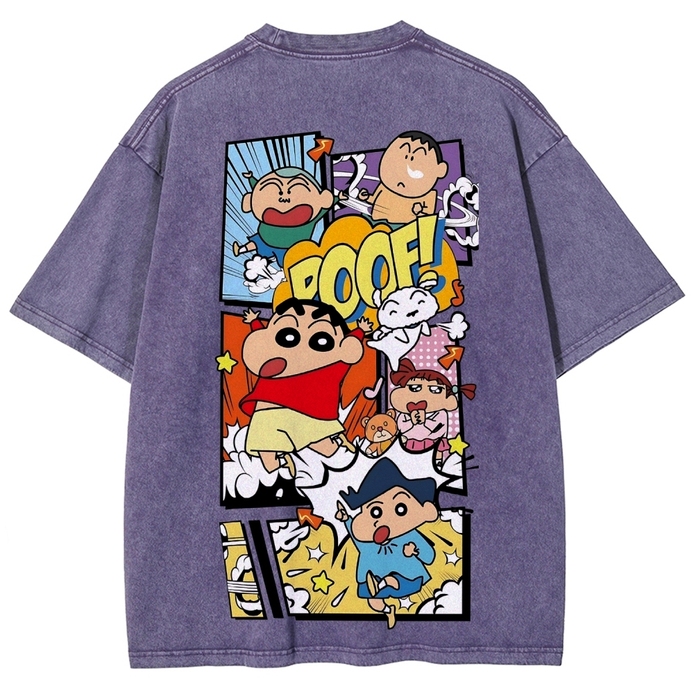 Crayon Shin-chan | Unisex Fit Washed T-Shirt