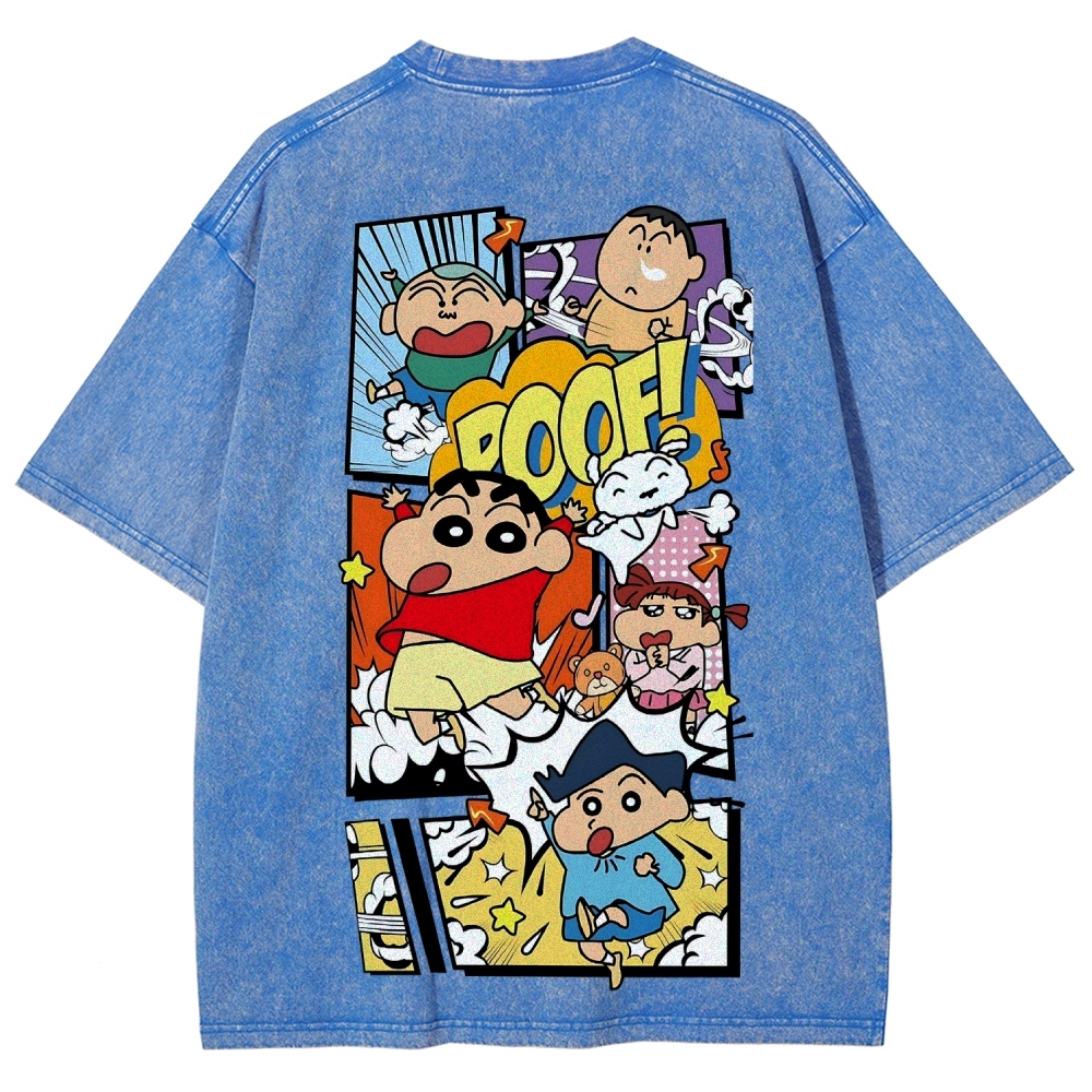 Crayon Shin-chan | Unisex Fit Washed T-Shirt