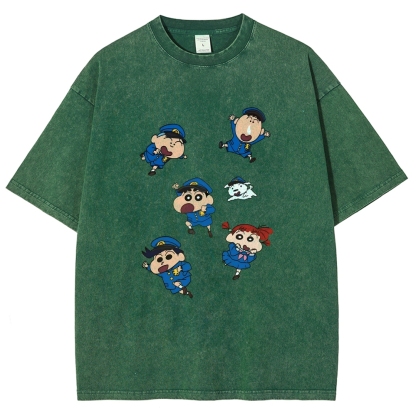 Crayon Shin-chan | Unisex Fit Washed T-Shirt
