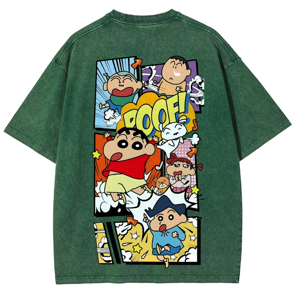 Crayon Shin-chan | Unisex Fit Washed T-Shirt