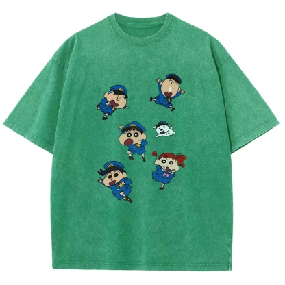 Crayon Shin-chan | Unisex Fit Washed T-Shirt