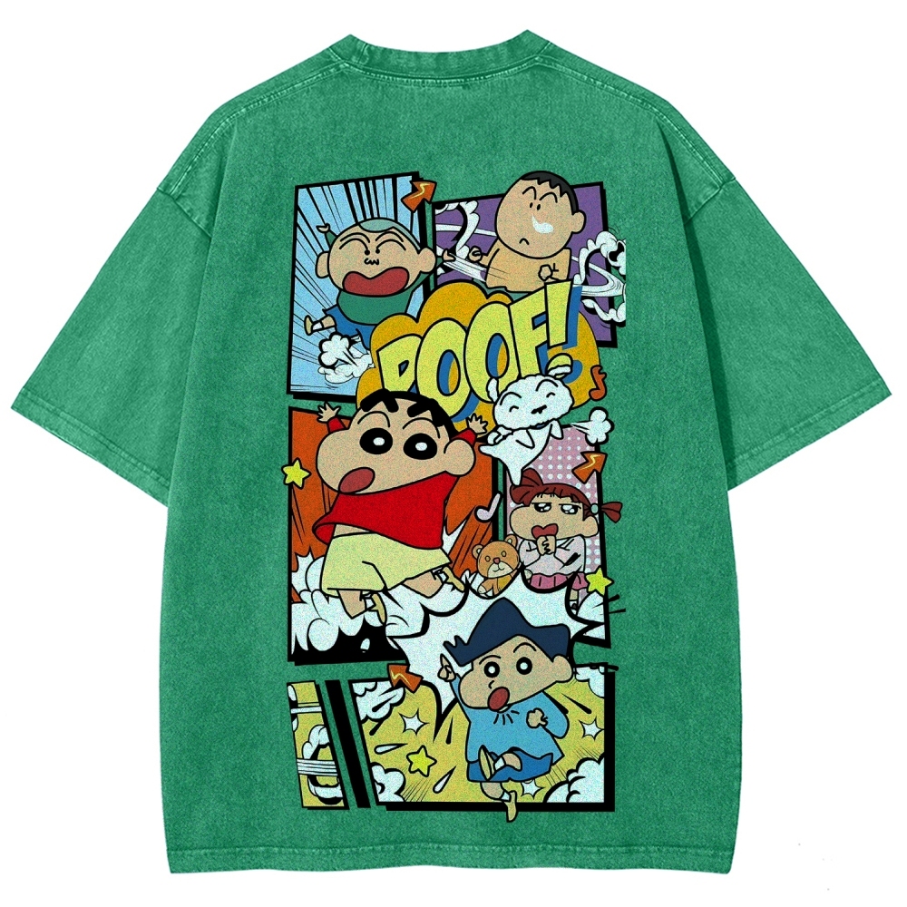 Crayon Shin-chan | Unisex Fit Washed T-Shirt