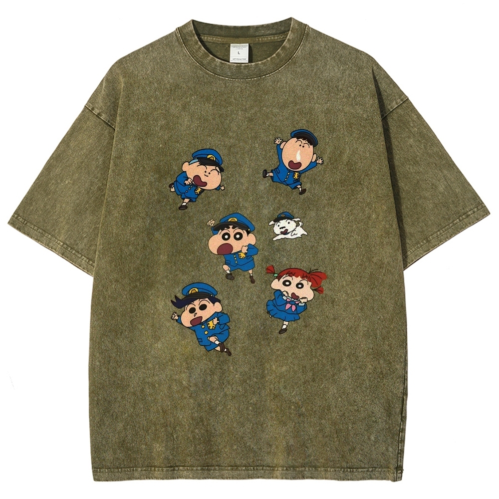 Crayon Shin-chan | Unisex Fit Washed T-Shirt