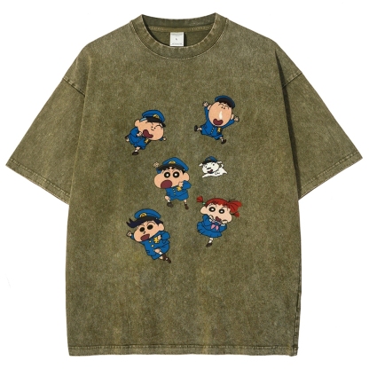 Crayon Shin-chan | Unisex Fit Washed T-Shirt
