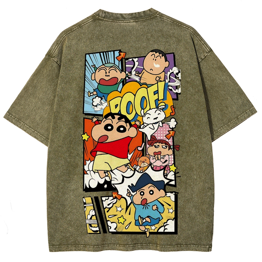 Crayon Shin-chan | Unisex Fit Washed T-Shirt