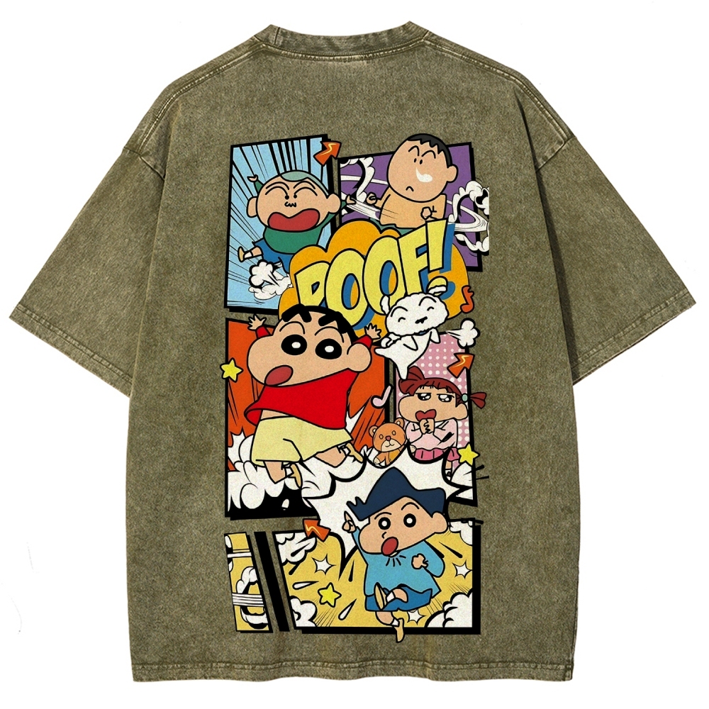 Crayon Shin-chan | Unisex Fit Washed T-Shirt