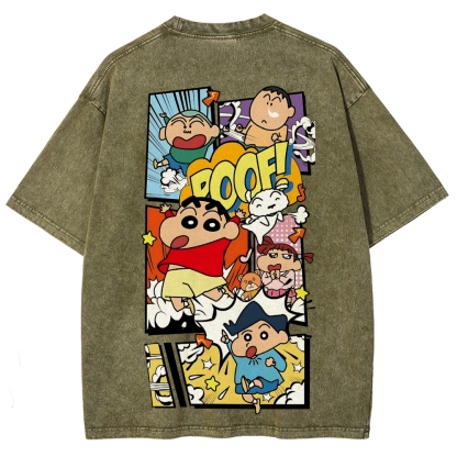 Crayon Shin-chan | Unisex Fit Washed T-Shirt