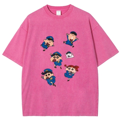 Crayon Shin-chan | Unisex Fit Washed T-Shirt