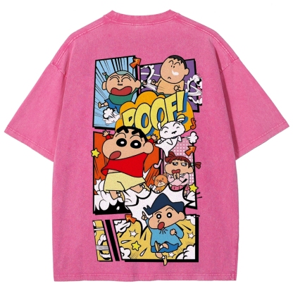 Crayon Shin-chan | Unisex Fit Washed T-Shirt