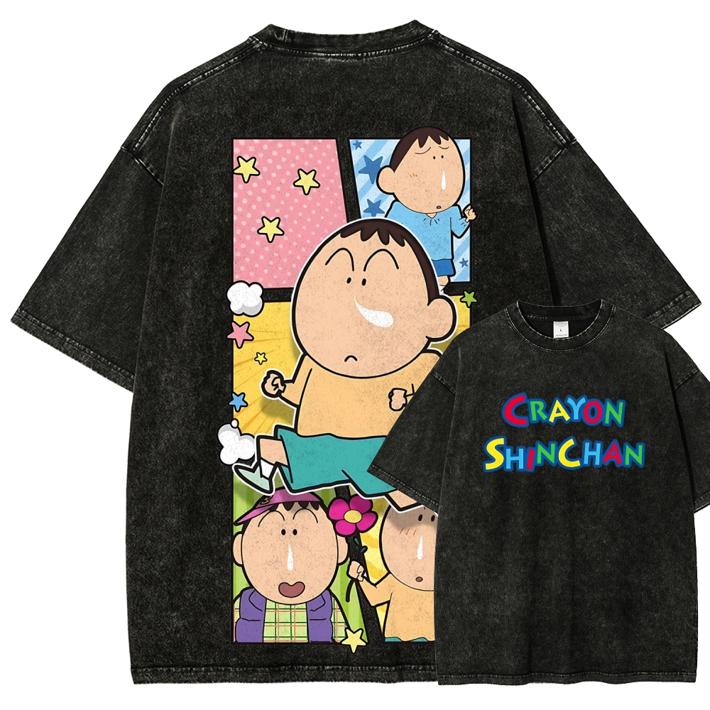 Crayon Shin-chan | Unisex Fit Washed T-Shirt