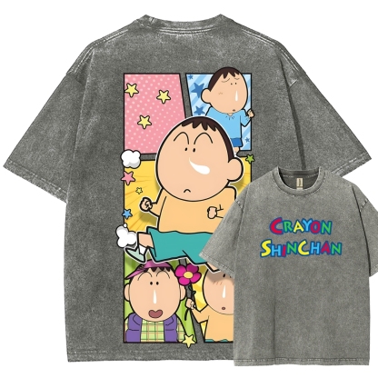 Crayon Shin-chan | Unisex Fit Washed T-Shirt