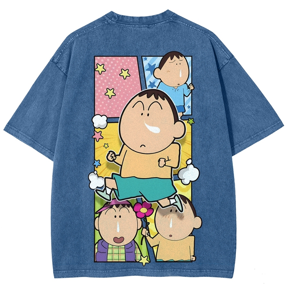 Crayon Shin-chan | Unisex Fit Washed T-Shirt