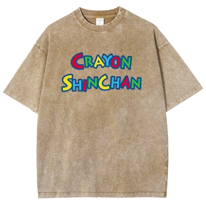 Crayon Shin-chan | Unisex Fit Washed T-Shirt