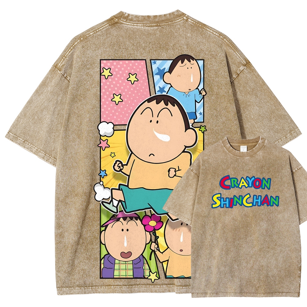 Crayon Shin-chan | Unisex Fit Washed T-Shirt