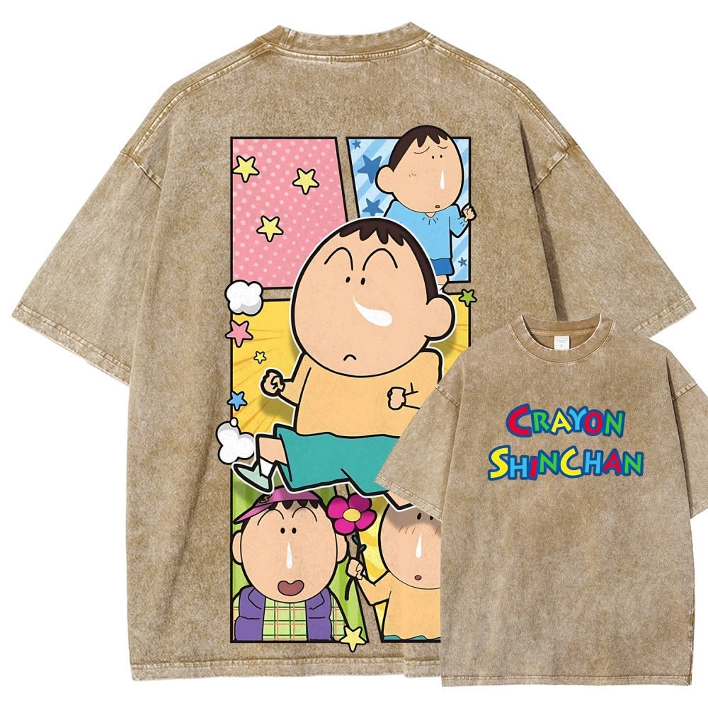 Crayon Shin-chan | Unisex Fit Washed T-Shirt