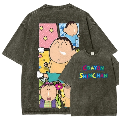Crayon Shin-chan | Unisex Fit Washed T-Shirt