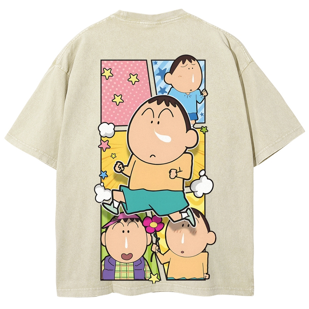 Crayon Shin-chan | Unisex Fit Washed T-Shirt