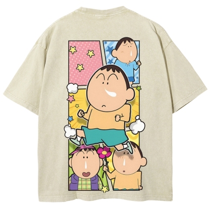 Crayon Shin-chan | Unisex Fit Washed T-Shirt