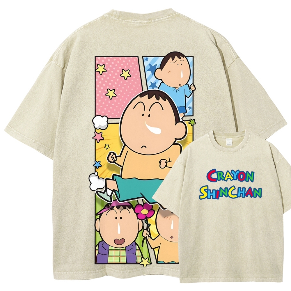 Crayon Shin-chan | Unisex Fit Washed T-Shirt