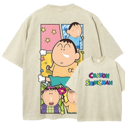 Crayon Shin-chan | Unisex Fit Washed T-Shirt