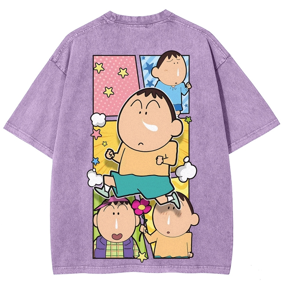 Crayon Shin-chan | Unisex Fit Washed T-Shirt