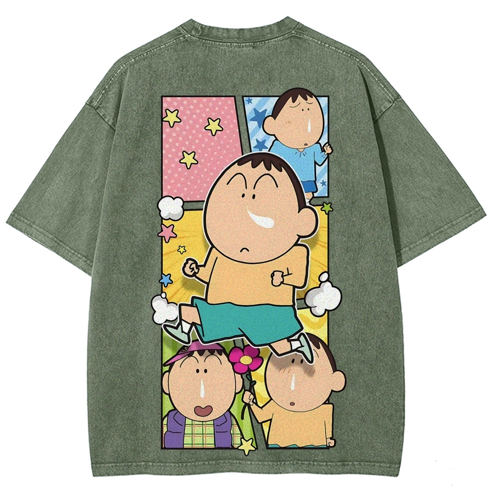 Crayon Shin-chan | Unisex Fit Washed T-Shirt