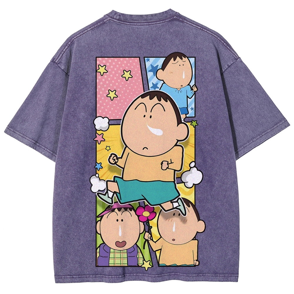 Crayon Shin-chan | Unisex Fit Washed T-Shirt