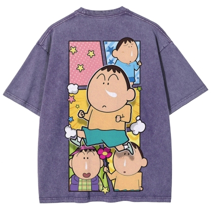 Crayon Shin-chan | Unisex Fit Washed T-Shirt