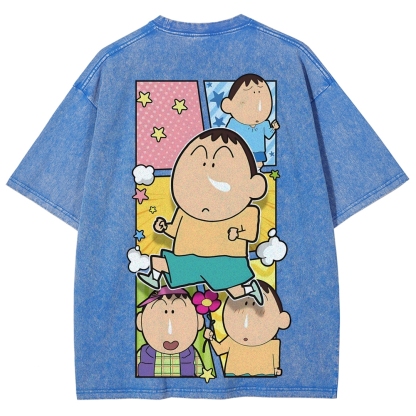 Crayon Shin-chan | Unisex Fit Washed T-Shirt