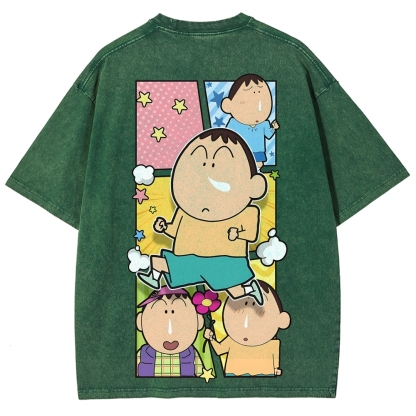Crayon Shin-chan | Unisex Fit Washed T-Shirt