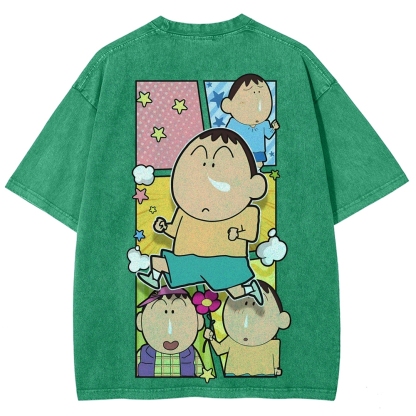 Crayon Shin-chan | Unisex Fit Washed T-Shirt