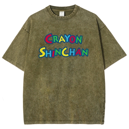 Crayon Shin-chan | Unisex Fit Washed T-Shirt