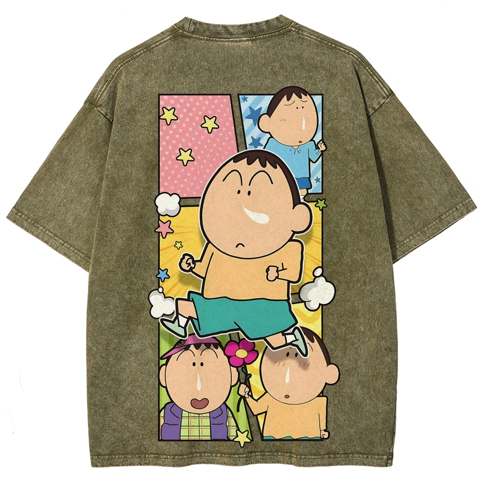 Crayon Shin-chan | Unisex Fit Washed T-Shirt