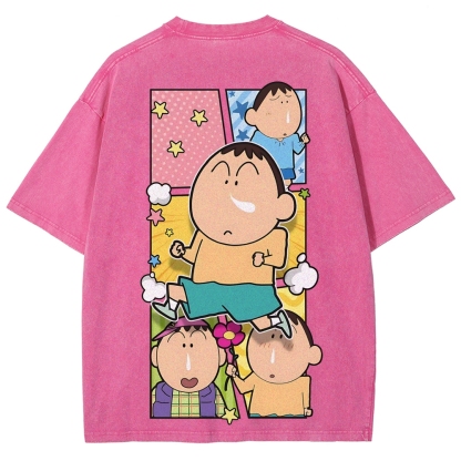 Crayon Shin-chan | Unisex Fit Washed T-Shirt