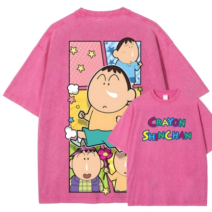 Crayon Shin-chan | Unisex Fit Washed T-Shirt