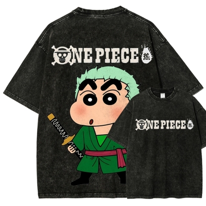 Crayon Shin-chan | Unisex Fit Washed T-Shirt
