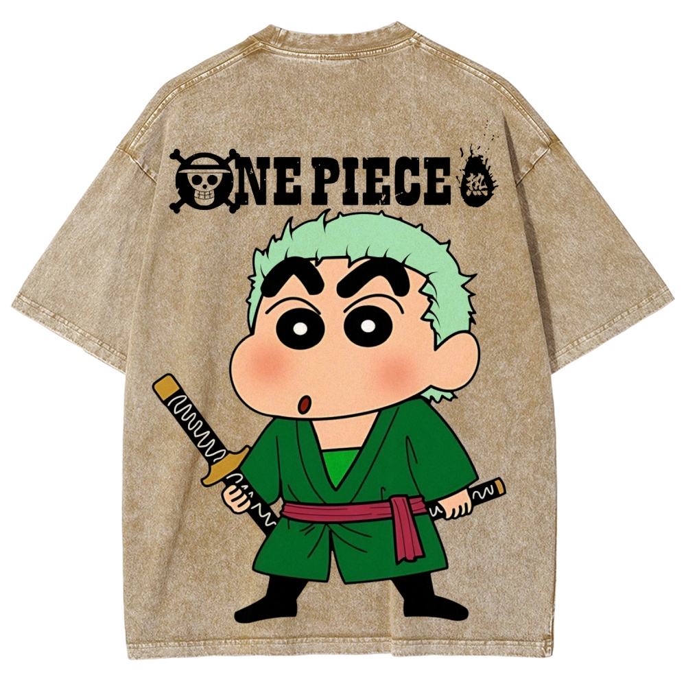 Crayon Shin-chan | Unisex Fit Washed T-Shirt