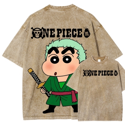 Crayon Shin-chan | Unisex Fit Washed T-Shirt
