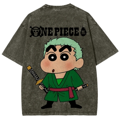 Crayon Shin-chan | Unisex Fit Washed T-Shirt