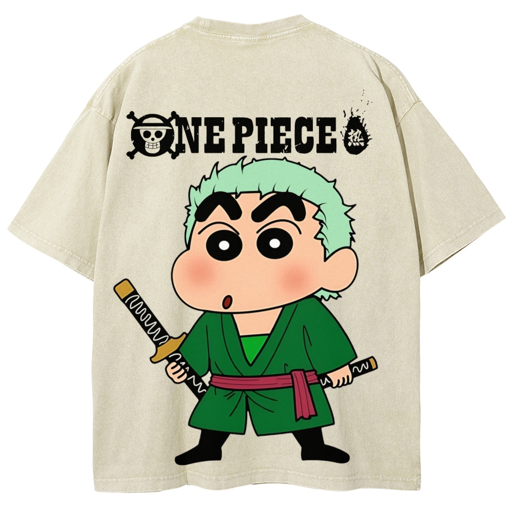 Crayon Shin-chan | Unisex Fit Washed T-Shirt