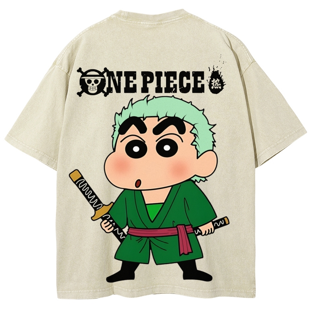 Crayon Shin-chan | Unisex Fit Washed T-Shirt