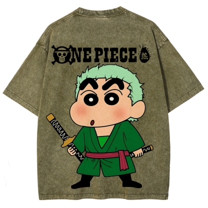 Crayon Shin-chan | Unisex Fit Washed T-Shirt