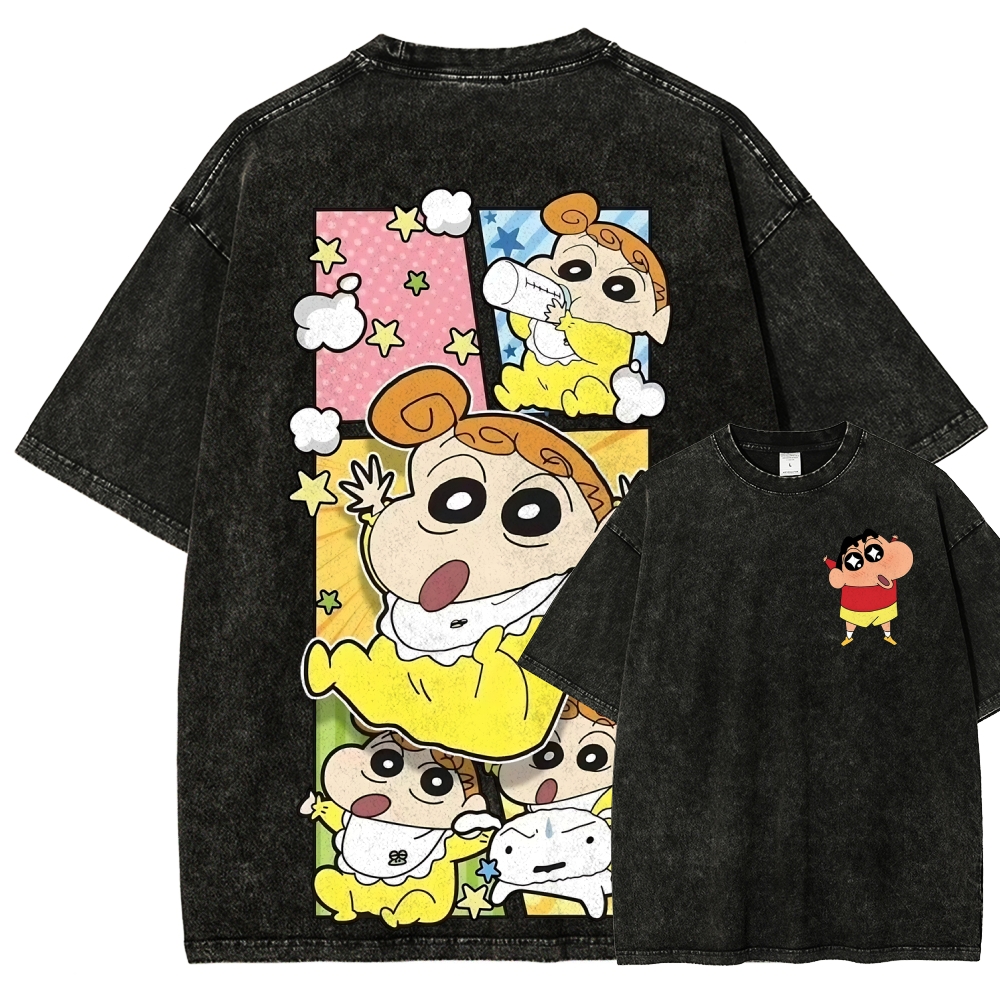Crayon Shin-chan | Unisex Fit Washed T-Shirt