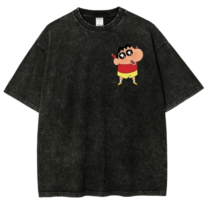 Crayon Shin-chan | Unisex Fit Washed T-Shirt