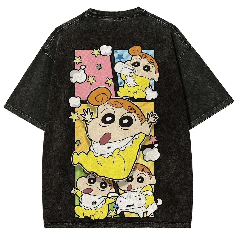 Crayon Shin-chan | Unisex Fit Washed T-Shirt
