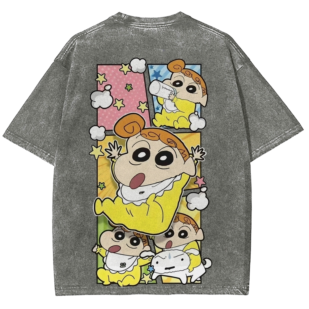 Crayon Shin-chan | Unisex Fit Washed T-Shirt
