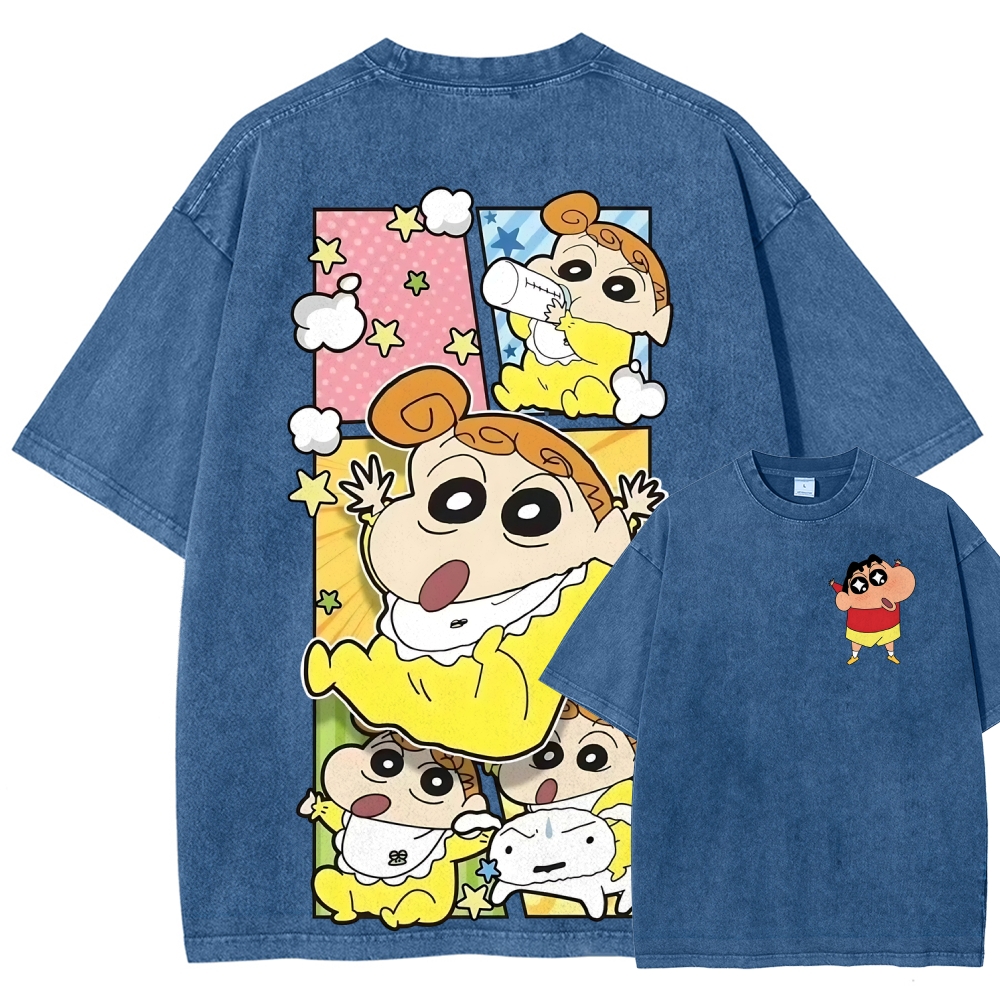 Crayon Shin-chan | Unisex Fit Washed T-Shirt