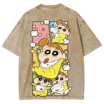 Crayon Shin-chan | Unisex Fit Washed T-Shirt