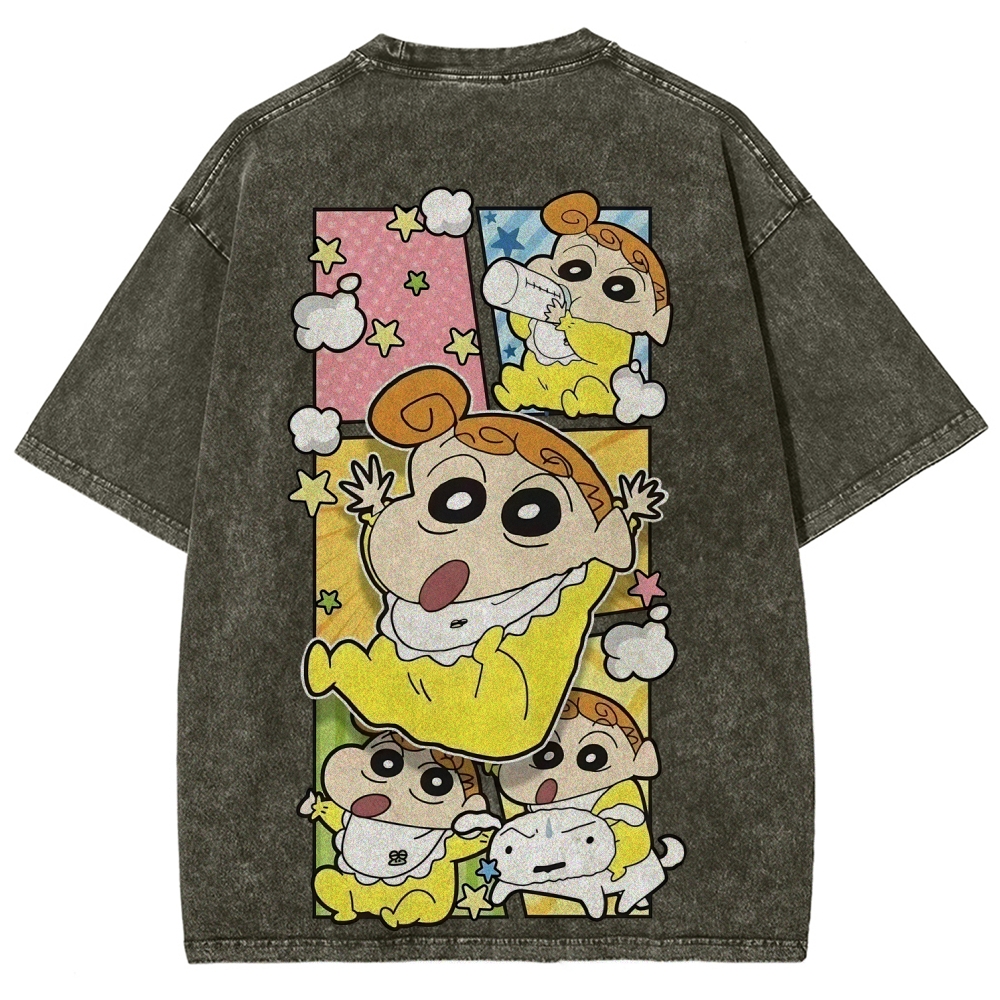 Crayon Shin-chan | Unisex Fit Washed T-Shirt